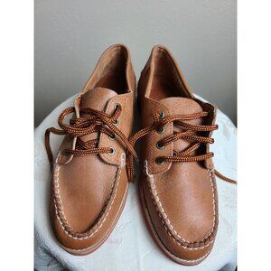 9 West WOmens Shoes Loafers Orange Brown Size 8.5 C023